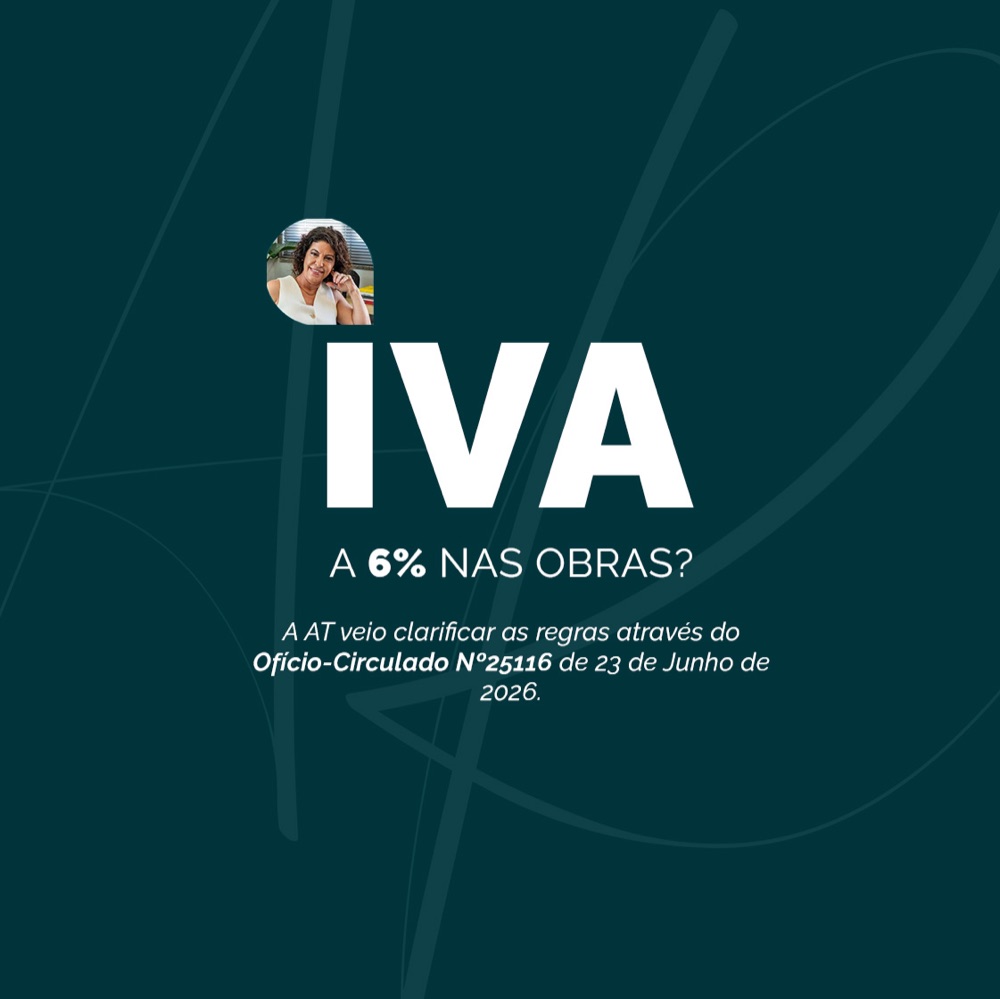 Slide 1: IVA a 6% nas obras? A AT veio clarificar as regras.