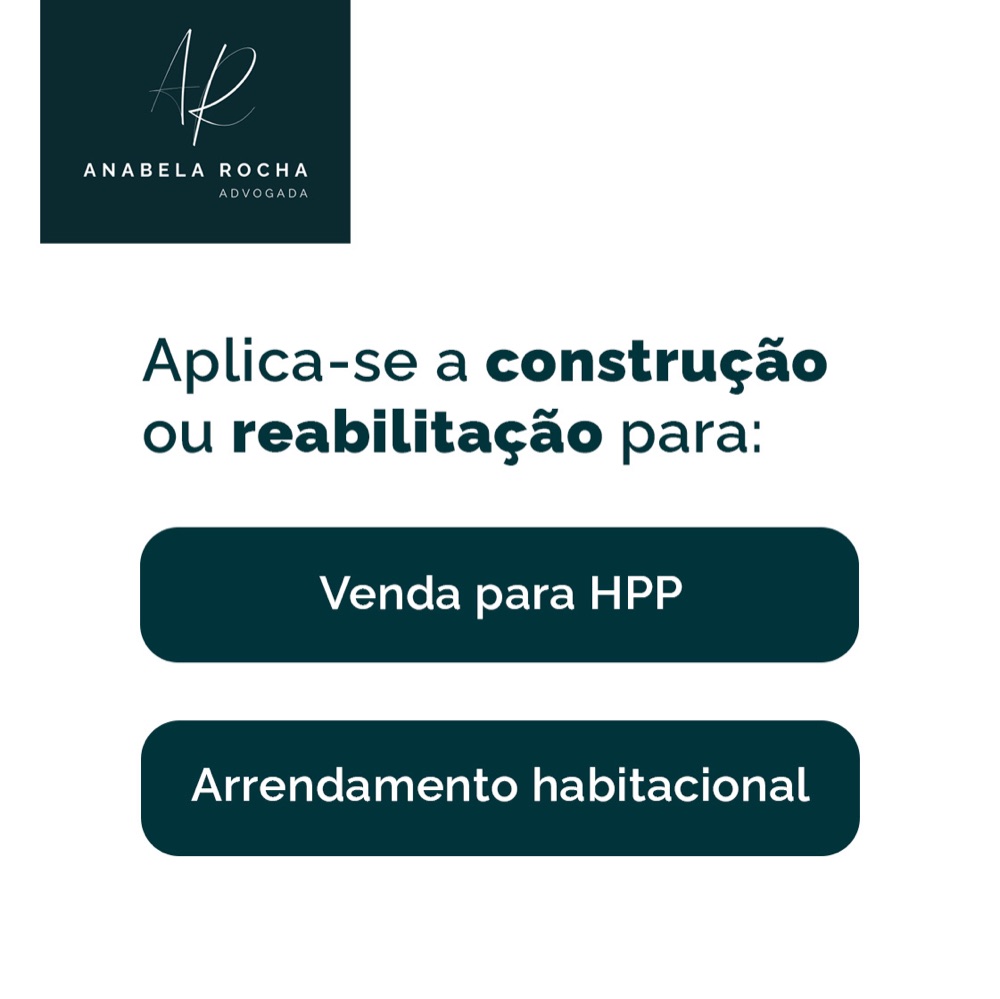 Slide 2: Aplica-se a construção ou reabilitação para venda HPP ou arrendamento habitacional.
