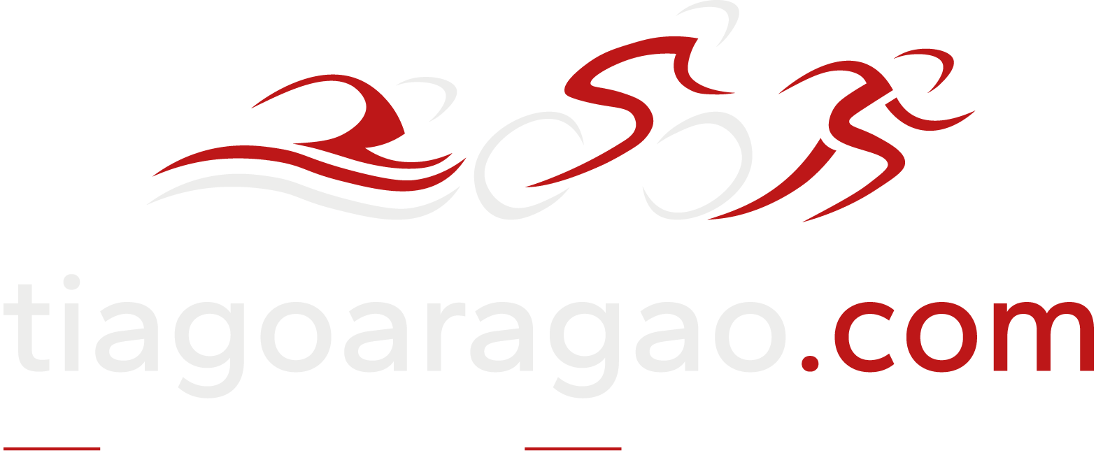 Logótipo de Tiago Aragão, com o wordmark tiagoaragao.com e performed by